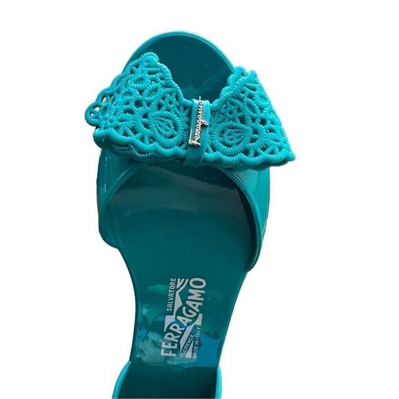 Ferragamo Preita Jelly Bow flat - Picture 3 of 8